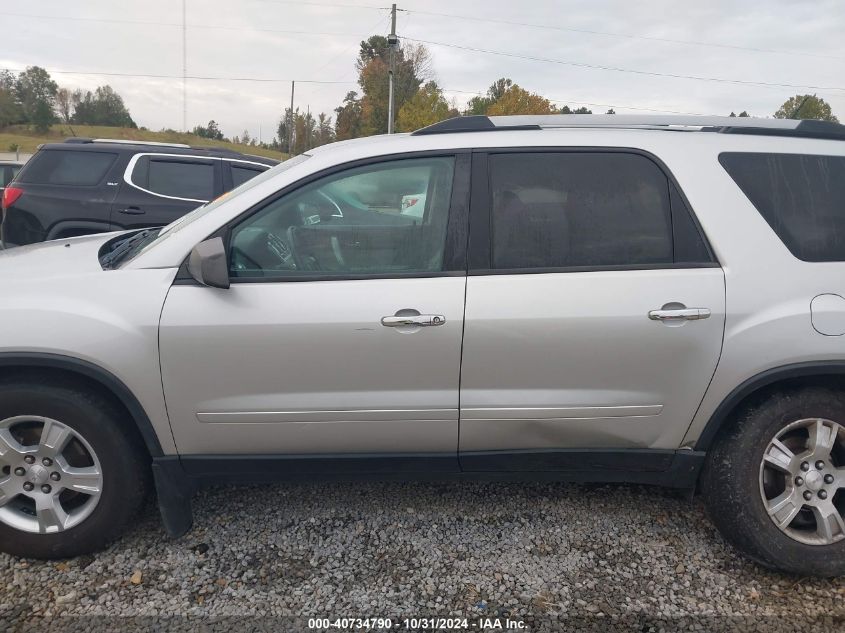 2011 GMC Acadia Sle VIN: 1GKKRPED1BJ340892 Lot: 40734790