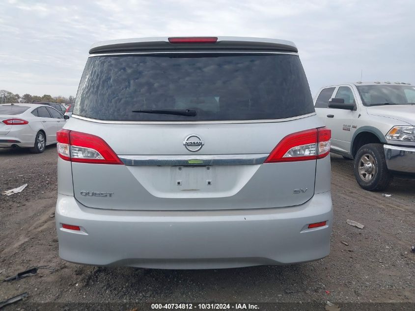 2015 Nissan Quest Platinum/S/Sl/Sv VIN: JN8AE2KP4F9128472 Lot: 40734812