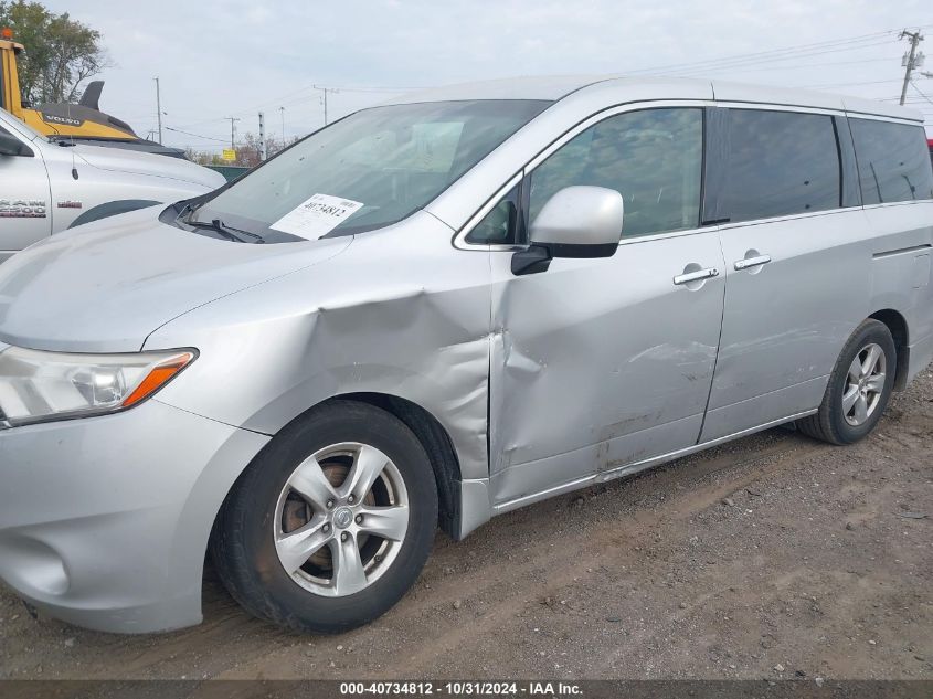 2015 Nissan Quest Platinum/S/Sl/Sv VIN: JN8AE2KP4F9128472 Lot: 40734812