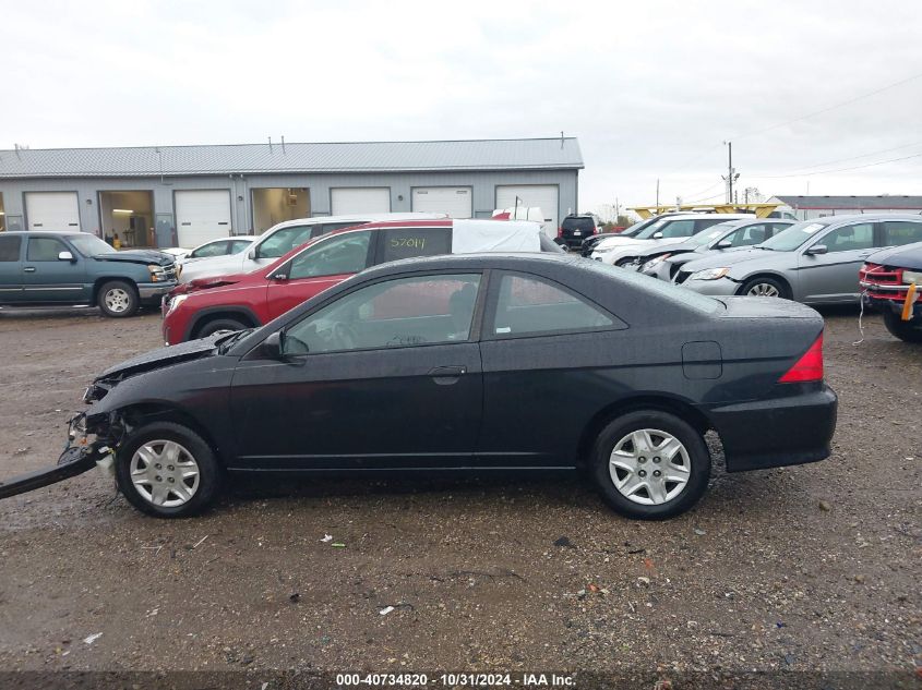 2004 Honda Civic Vp VIN: 1HGEM22104L041066 Lot: 40734820