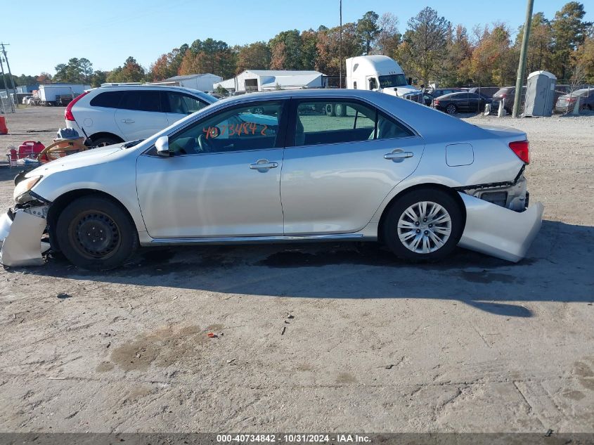 2012 Toyota Camry Le VIN: 4T4BF1FK6CR244126 Lot: 40734842