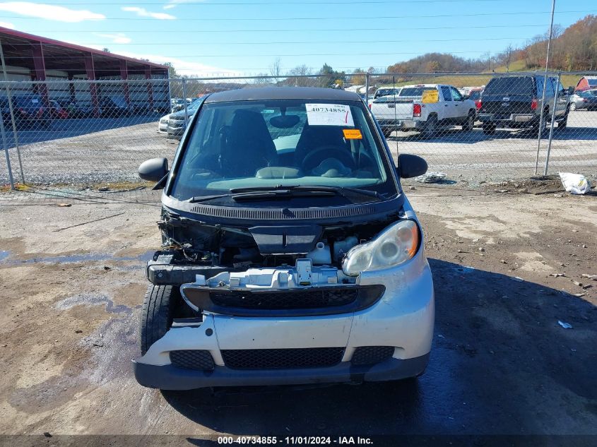 2010 Smart Fortwo Passion/Pure VIN: WMEEJ3BA1AK371394 Lot: 40734855