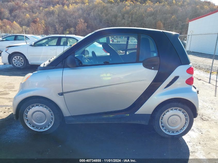 2010 Smart Fortwo Passion/Pure VIN: WMEEJ3BA1AK371394 Lot: 40734855