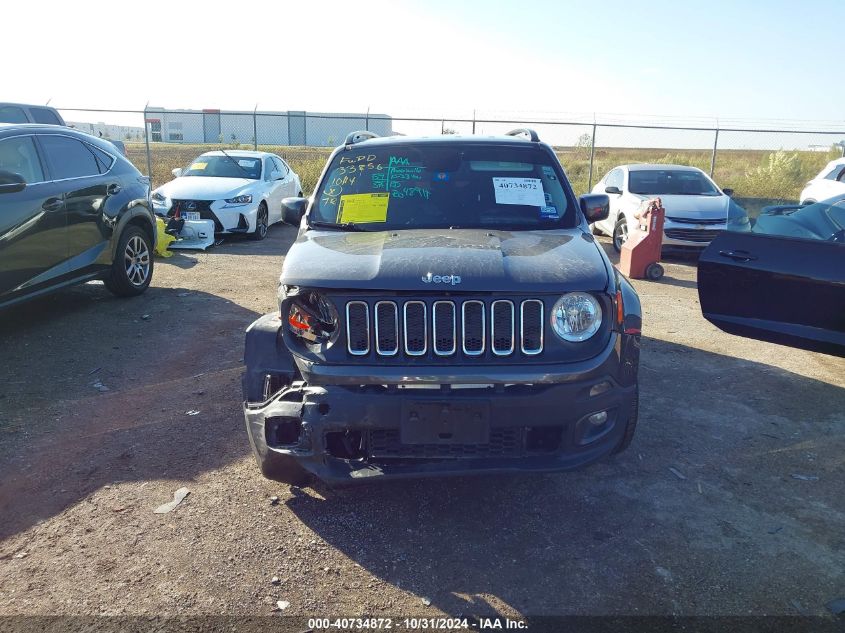 2017 Jeep Renegade Latitude Fwd VIN: ZACCJABB5HPG10951 Lot: 40734872