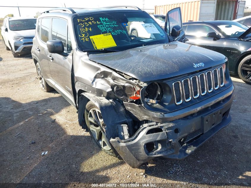 2017 Jeep Renegade Latitude Fwd VIN: ZACCJABB5HPG10951 Lot: 40734872