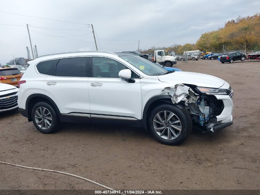 2020 Hyundai Santa Fe Limited VIN: 5NMS5CADXLH227424 Lot: 40734917