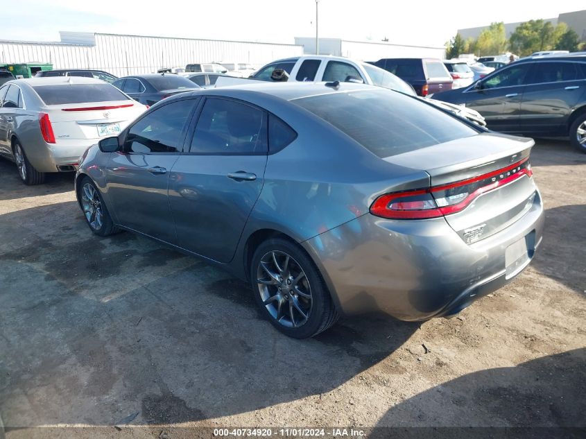 2013 Dodge Dart Sxt VIN: 1C3CDFBA4DD324582 Lot: 40734920