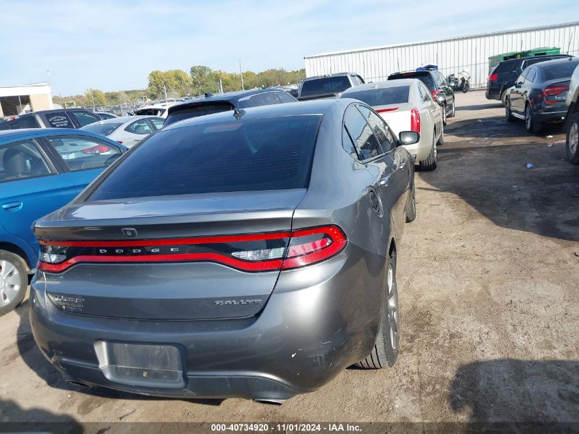 2013 Dodge Dart Sxt VIN: 1C3CDFBA4DD324582 Lot: 40734920