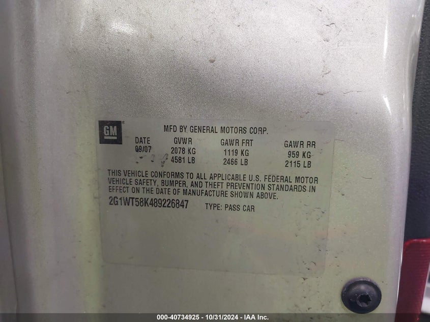 2014 CHEVROLET IMPALA LIMITED LT - 2G1WB5E3XE1103578