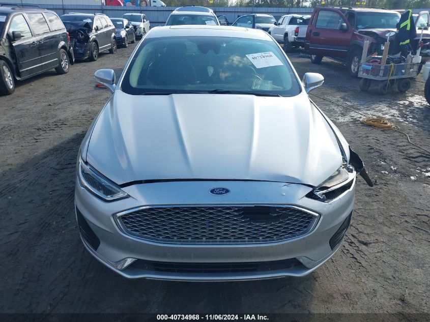 2019 Ford Fusion Sel VIN: 3FA6P0CD2KR236596 Lot: 40734968