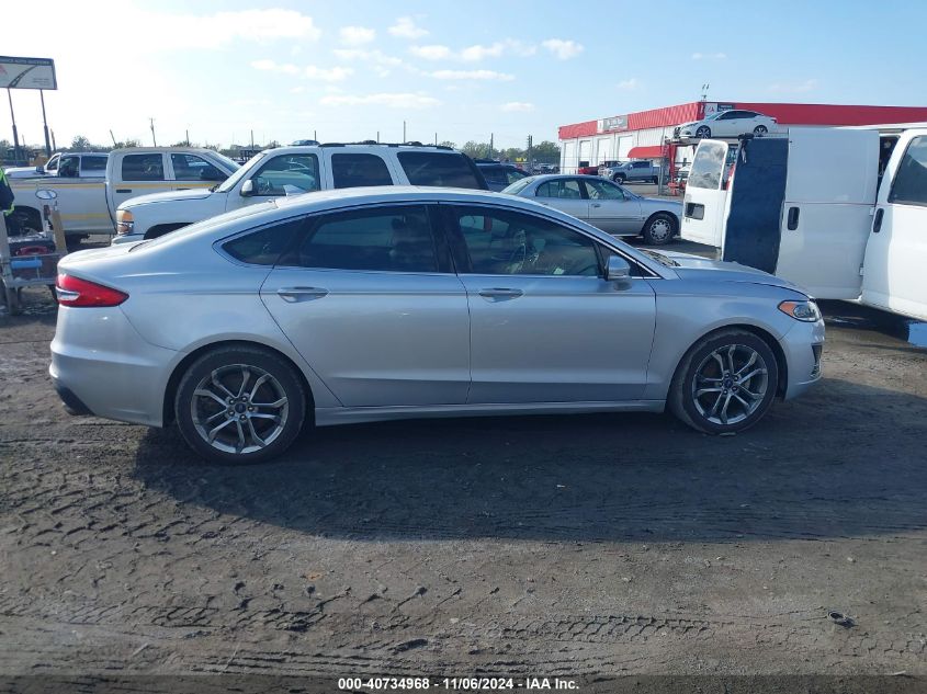 2019 Ford Fusion Sel VIN: 3FA6P0CD2KR236596 Lot: 40734968