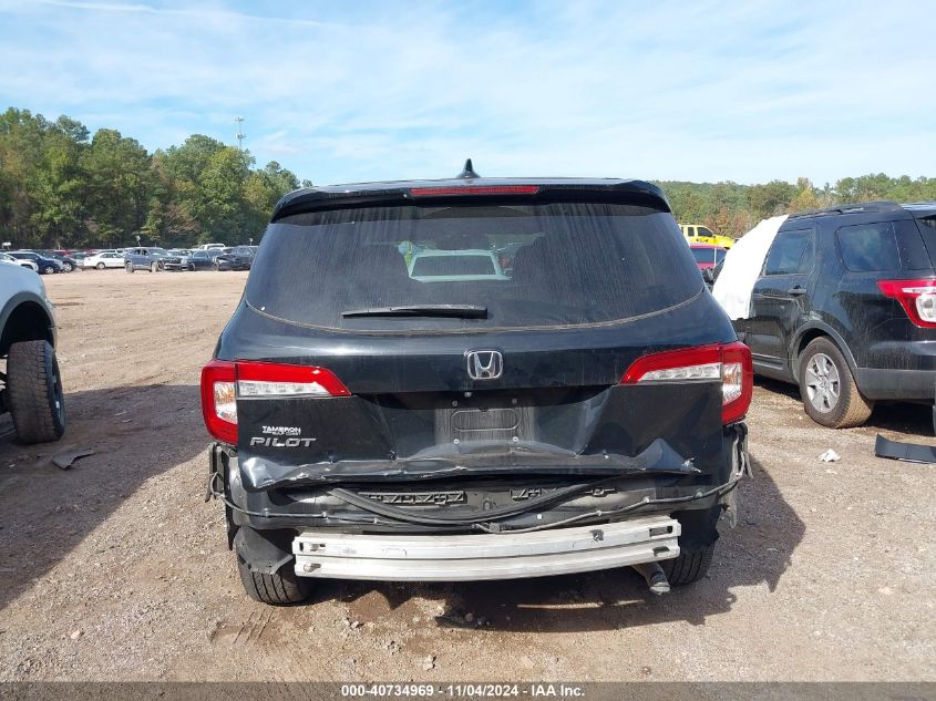 2019 Honda Pilot Ex-L VIN: 5FNYF5H5XKB023384 Lot: 40734969