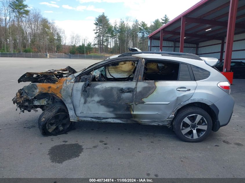 2014 Subaru Xv Crosstrek Hybrid 2.0I Touring VIN: JF2GPBKC8EH278992 Lot: 40734974