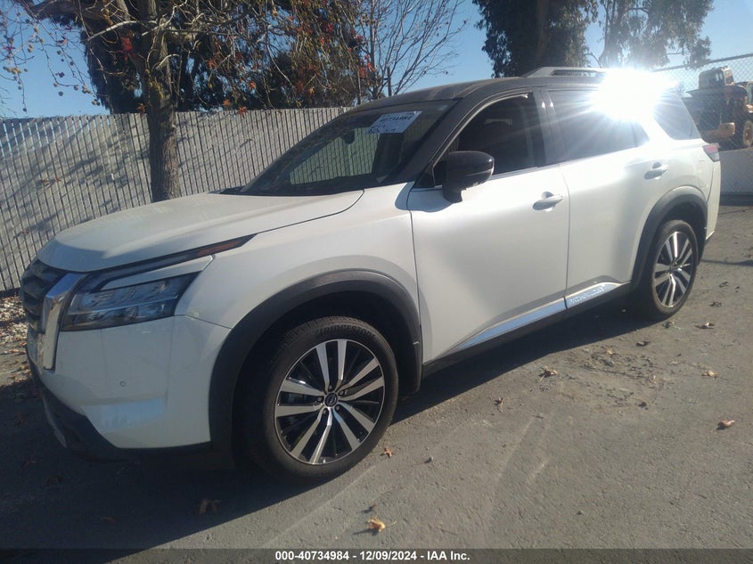 Vin: 5n1dr3dj5rc226229, lot: 41224394, nissan pathfinder platinum 4wd 20242