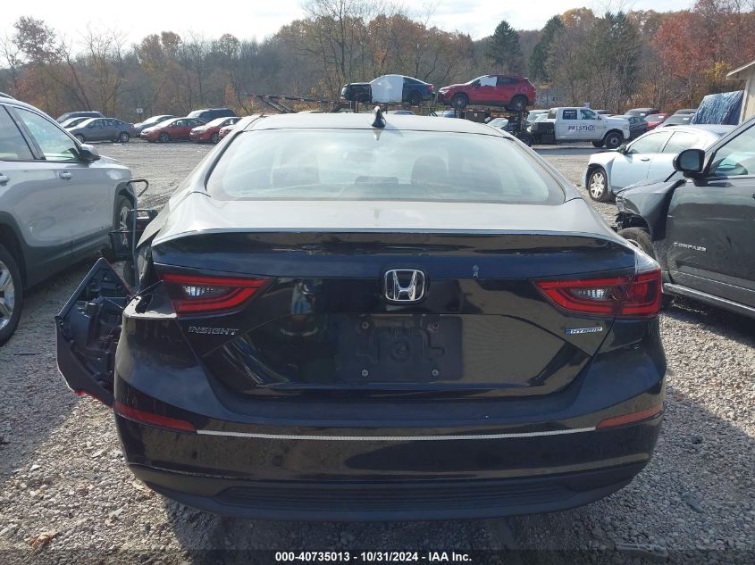 2019 Honda Insight Ex VIN: 19XZE4F50KE031746 Lot: 40735013