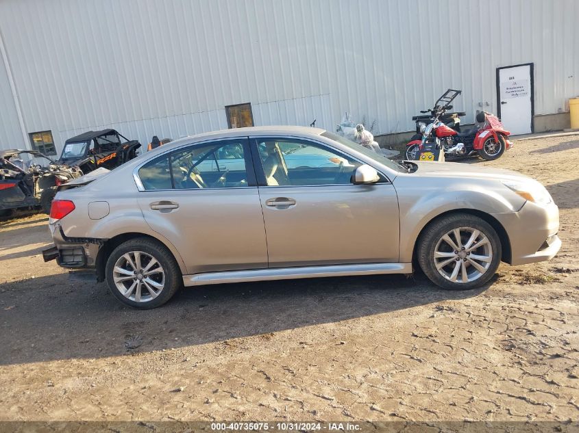 2014 Subaru Legacy 2.5I Premium VIN: 4S3BMBC61E3014343 Lot: 40735075