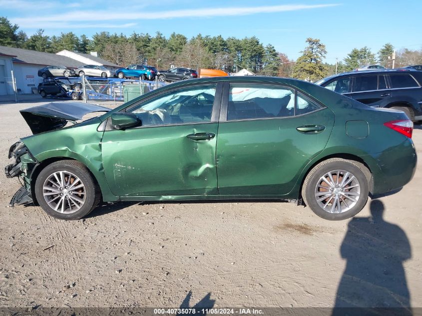 2015 Toyota Corolla Le Premium VIN: 2T1BURHE5FC230133 Lot: 40735078