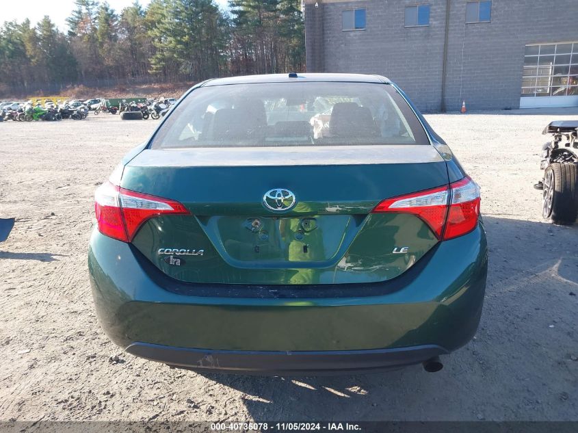 2015 Toyota Corolla Le Premium VIN: 2T1BURHE5FC230133 Lot: 40735078