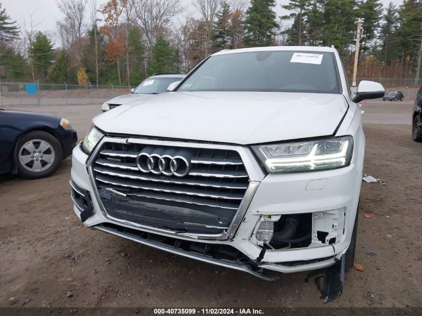 2018 Audi Q7 2.0T Premium VIN: WA1LHAF75JD001374 Lot: 40735099