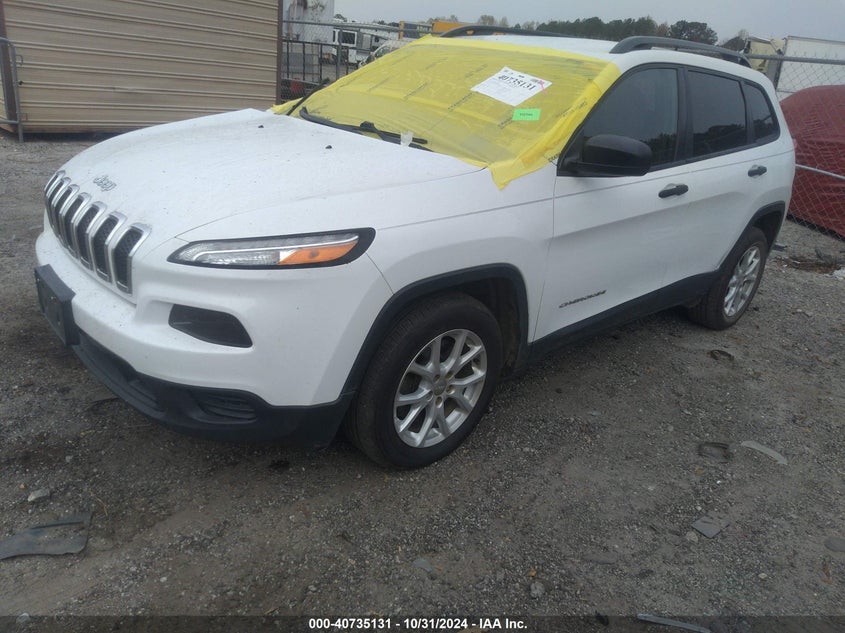 2017 JEEP CHEROKEE SPORT FWD - 1C4PJLAB8HW664035