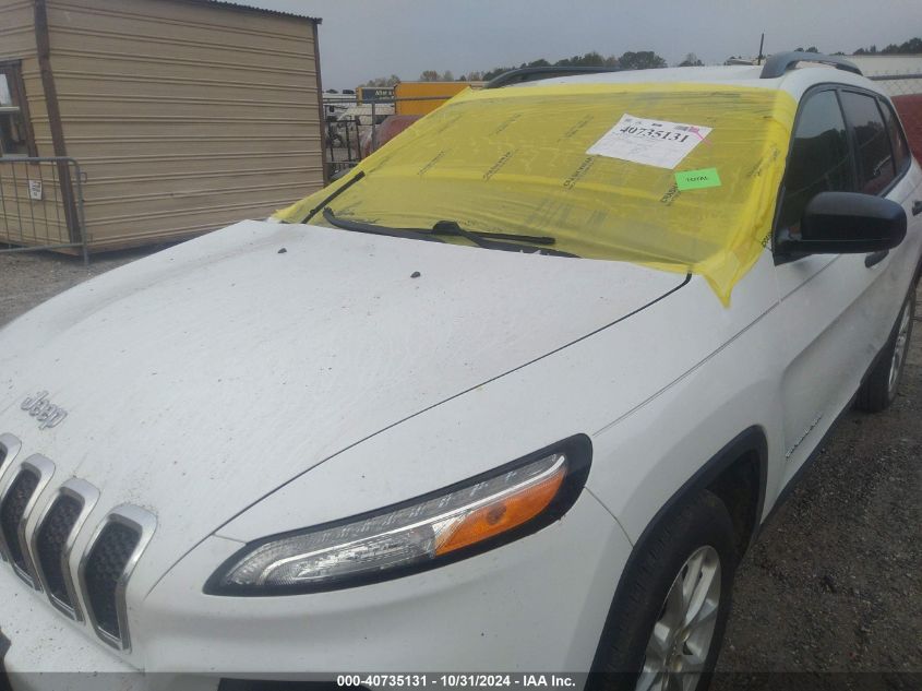 2017 JEEP CHEROKEE SPORT FWD - 1C4PJLAB8HW664035