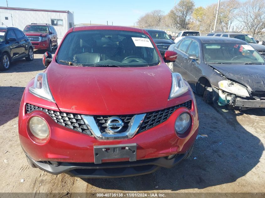 2015 Nissan Juke Sl VIN: JN8AF5MV7FT550796 Lot: 40735138