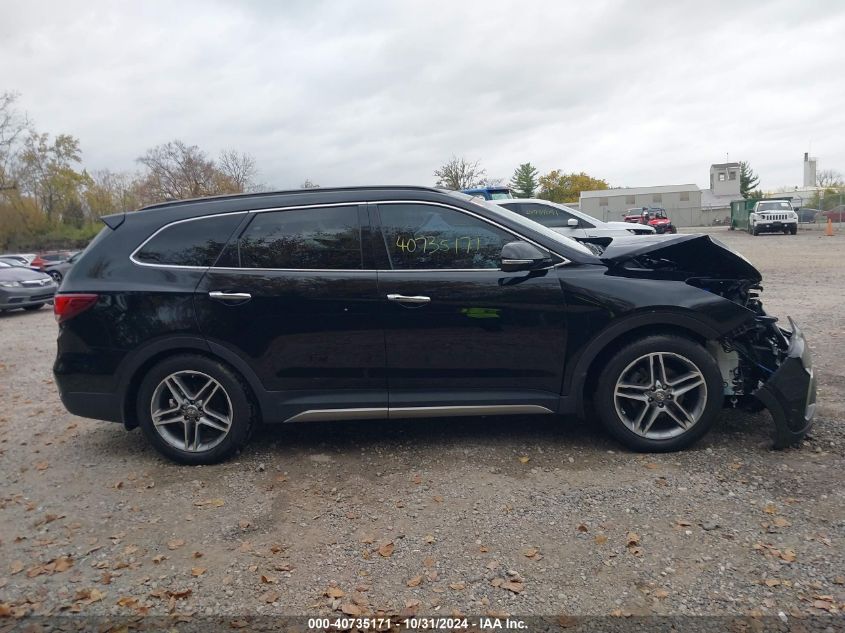 2017 Hyundai Santa Fe Limited Ultimate VIN: KM8SRDHF5HU208826 Lot: 40735171