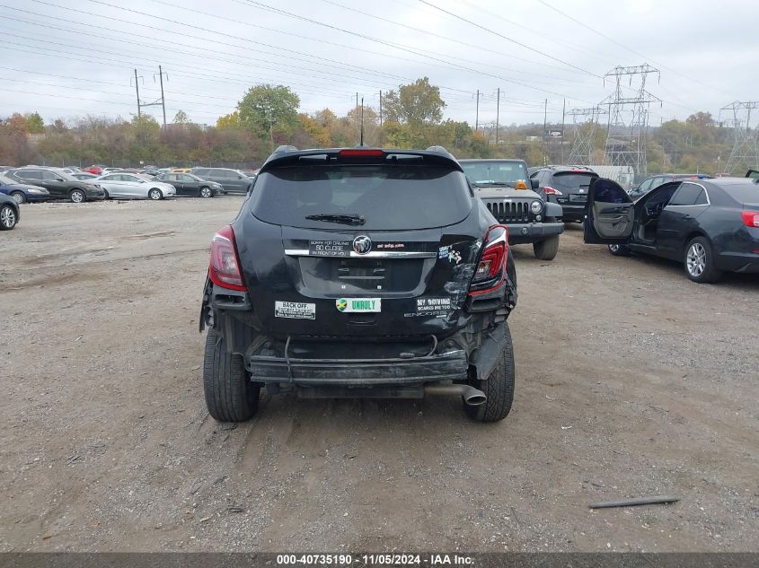 2019 Buick Encore Awd Sport Touring VIN: KL4CJ2SB0KB789370 Lot: 40735190