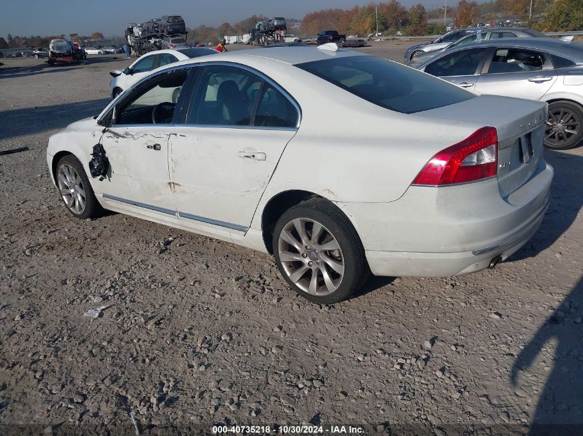 2016 Volvo S80 T5 Drive-E VIN: YV140MAK0G1198103 Lot: 40735218