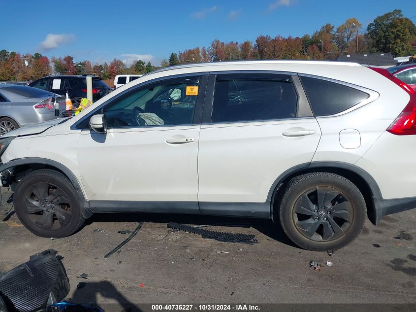 2015 Honda Cr-V Touring VIN: 5J6RM4H90FL123286 Lot: 40735227