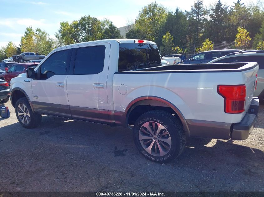 2020 Ford F-150 King Ranch VIN: 1FTEW1E42LFC82004 Lot: 40735228