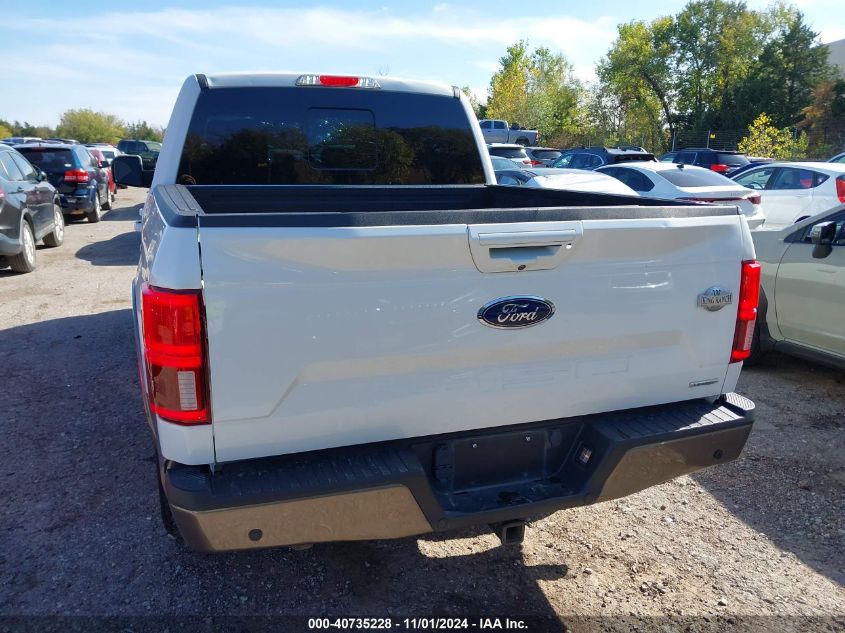 2020 Ford F-150 King Ranch VIN: 1FTEW1E42LFC82004 Lot: 40735228