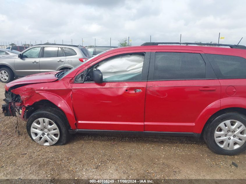 2018 Dodge Journey Se VIN: 3C4PDCAB6JT273534 Lot: 40735245