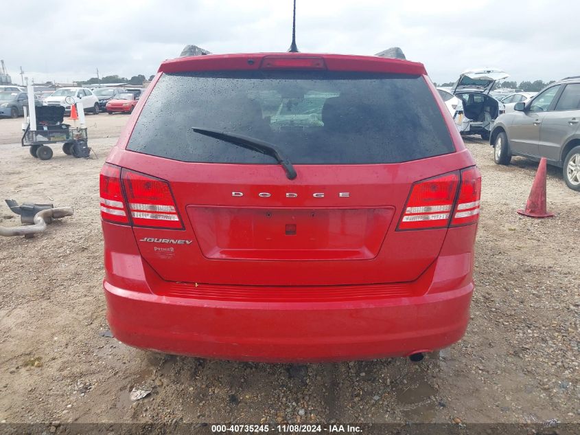 2018 Dodge Journey Se VIN: 3C4PDCAB6JT273534 Lot: 40735245