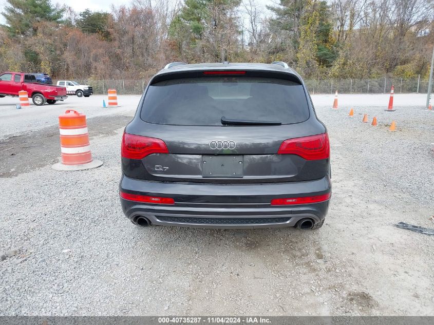 2013 Audi Q7 3.0T S Line Prestige VIN: WA1DGAFE8DD005915 Lot: 40735287