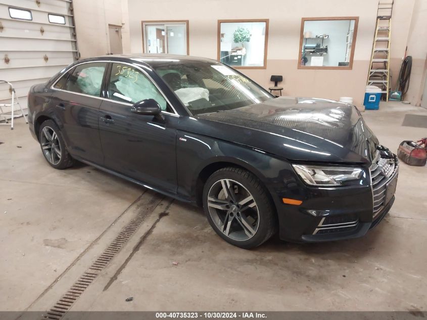 2018 Audi A4 2.0T Premium/2.0T Tech Premium VIN: WAUENAF44JA095288 Lot: 40735323