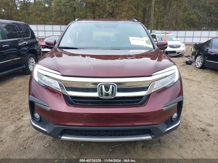 2020 Honda Pilot Touring VIN: 5FNYF6H99LB039098 Lot: 40735328