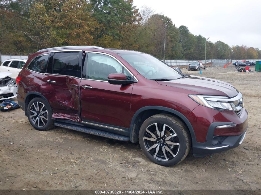 2020 Honda Pilot Touring VIN: 5FNYF6H99LB039098 Lot: 40735328