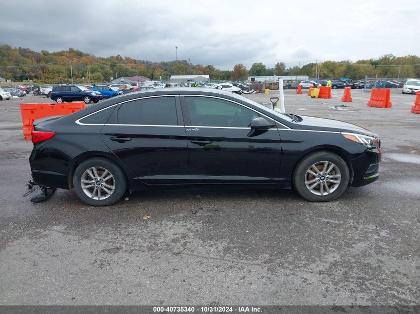 2016 Hyundai Sonata Se VIN: 5NPE24AF5GH390777 Lot: 40735340