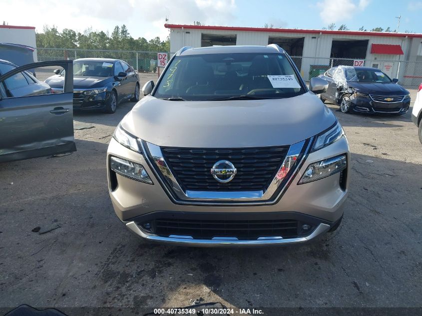 2021 Nissan Rogue Platinum Fwd VIN: JN8AT3DC7MW107975 Lot: 40735349