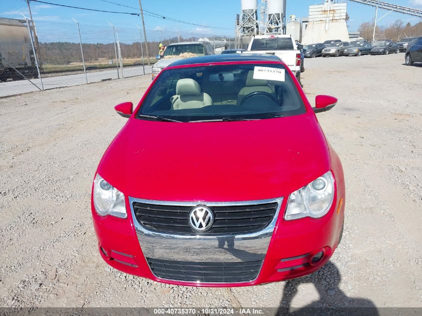 2011 Volkswagen Eos Komfort VIN: WVWBW7AH2BV003380 Lot: 40735370