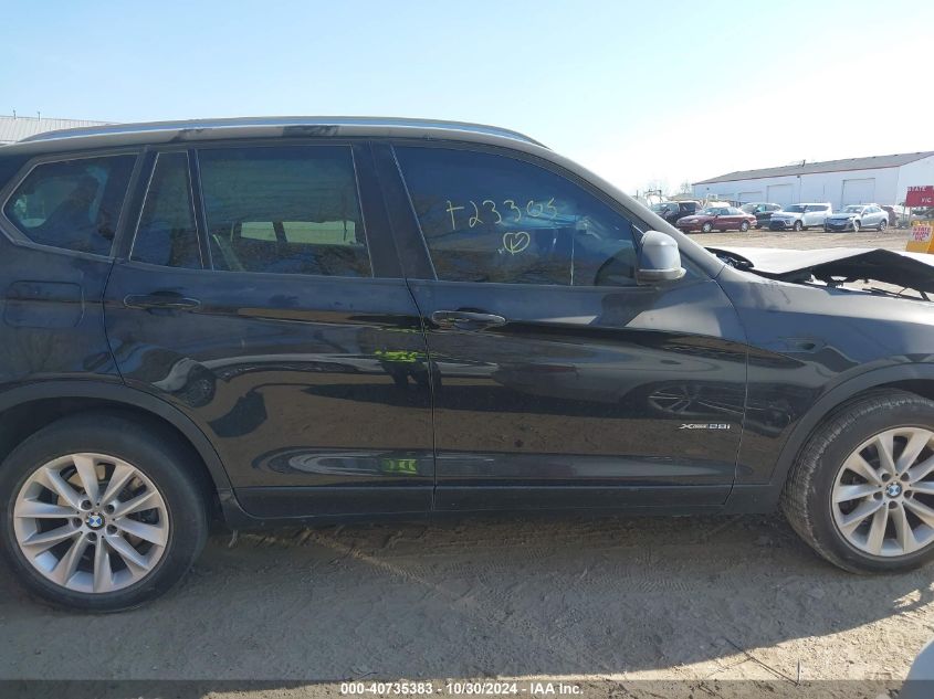 2017 BMW X3 xDrive28I VIN: 5UXWX9C3XH0T23305 Lot: 40735383