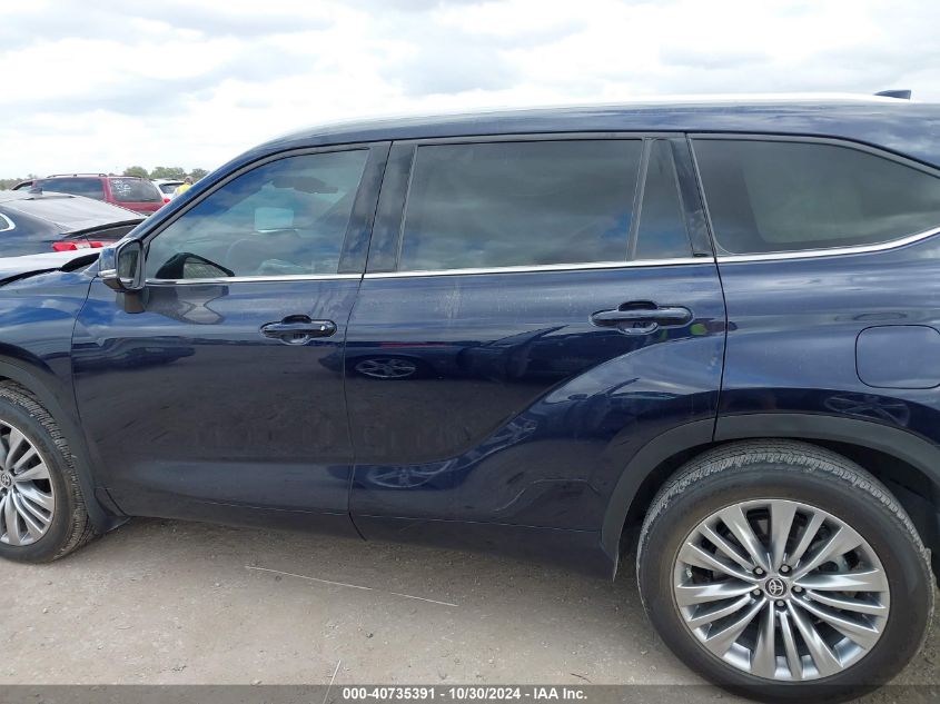 2023 Toyota Highlander Platinum VIN: 5TDKDRAHXPS507792 Lot: 40735391