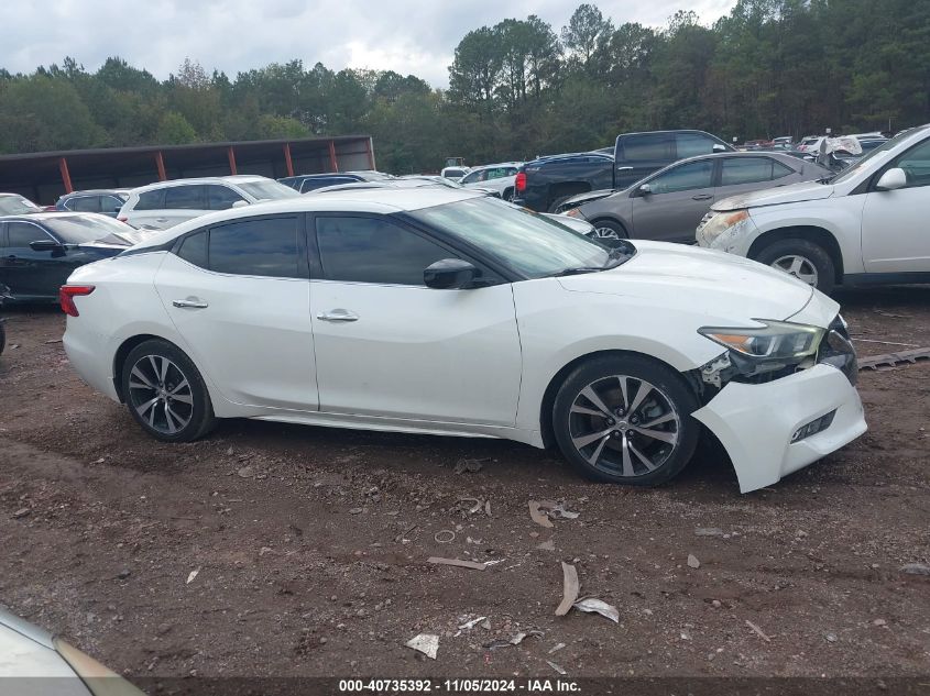 2018 NISSAN MAXIMA VIN: 1N4AA6AP7JC389452