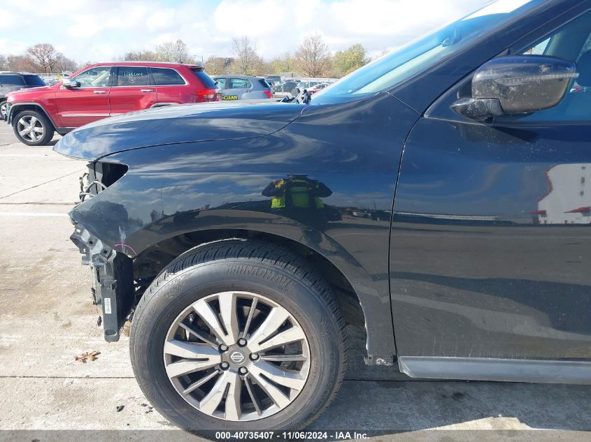 2018 Nissan Pathfinder Sv VIN: 5N1DR2MM7JC662802 Lot: 40735407