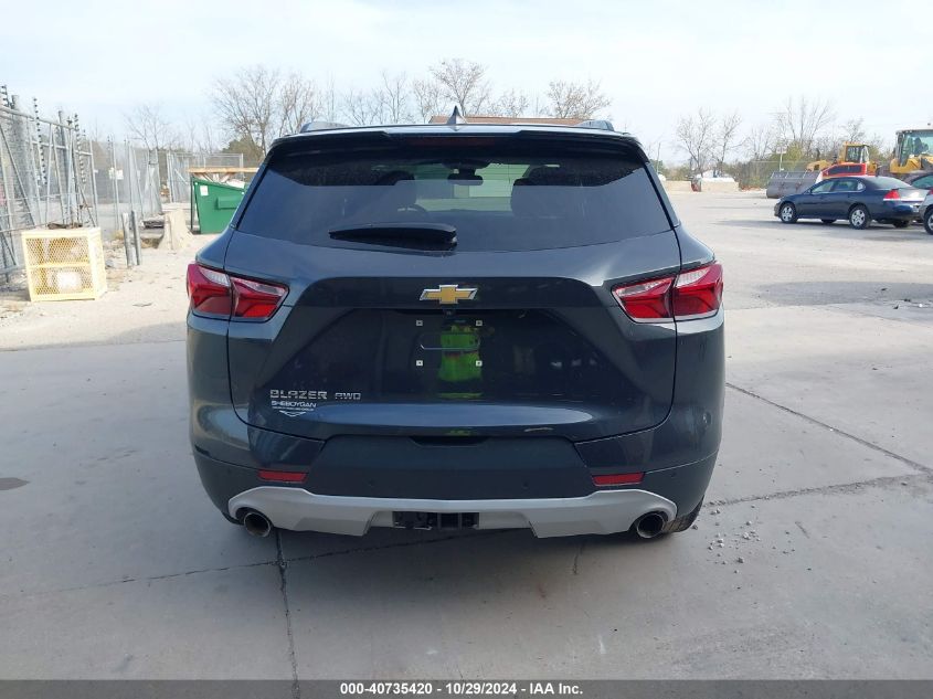 2021 Chevrolet Blazer Awd 3Lt VIN: 3GNKBJRS6MS504233 Lot: 40735420