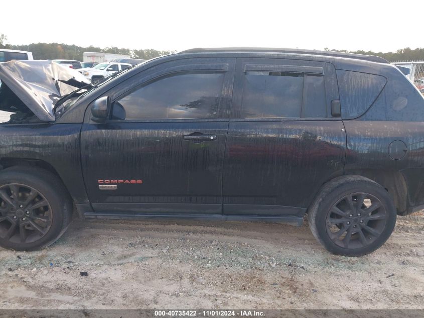 2017 Jeep Compass 75Th Anniversary Edition 4X4 VIN: 1C4NJDBB4HD173534 Lot: 40735422