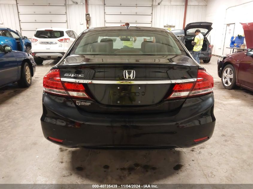 2013 Honda Civic Ex VIN: 19XFB2F8XDE022811 Lot: 40735439