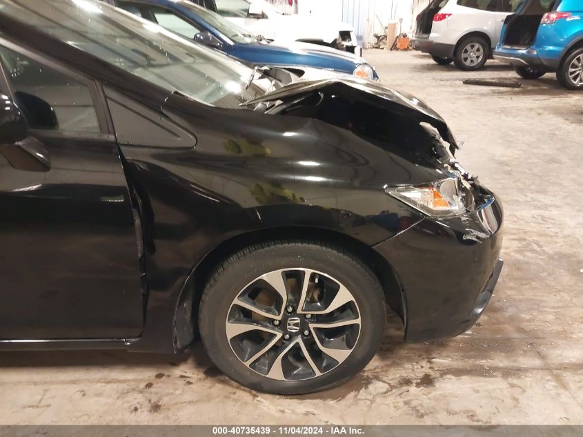 2013 Honda Civic Ex VIN: 19XFB2F8XDE022811 Lot: 40735439