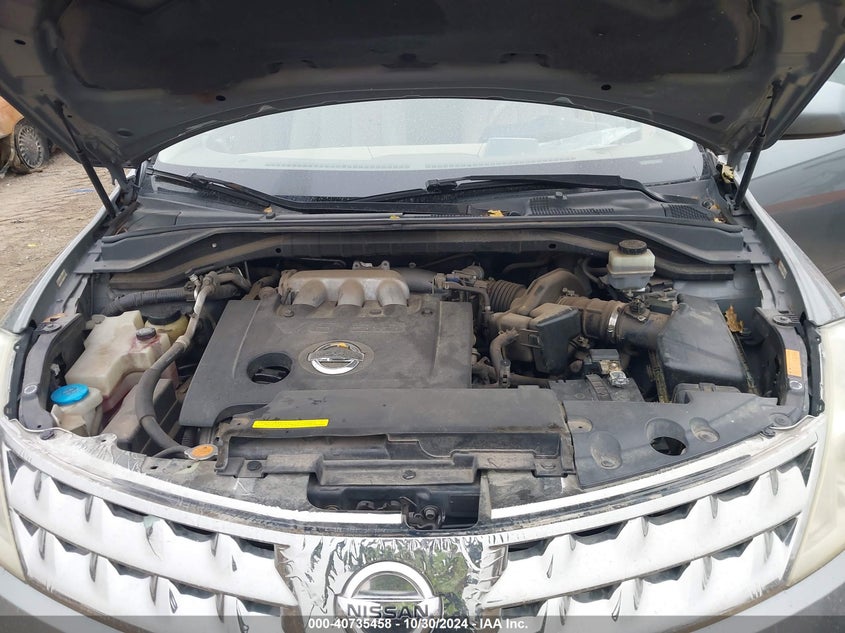 2007 Nissan Murano Sl VIN: JN8AZ08TX7W51500 Lot: 40735458